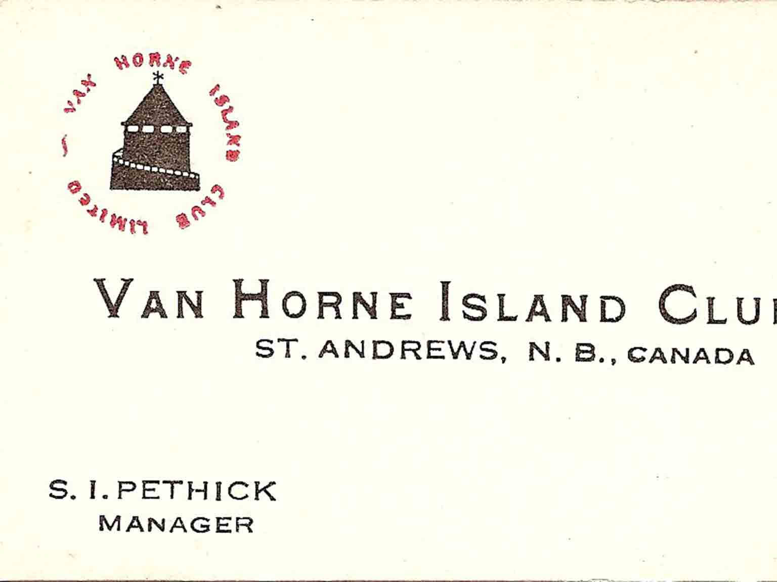 Van Horne Island Card